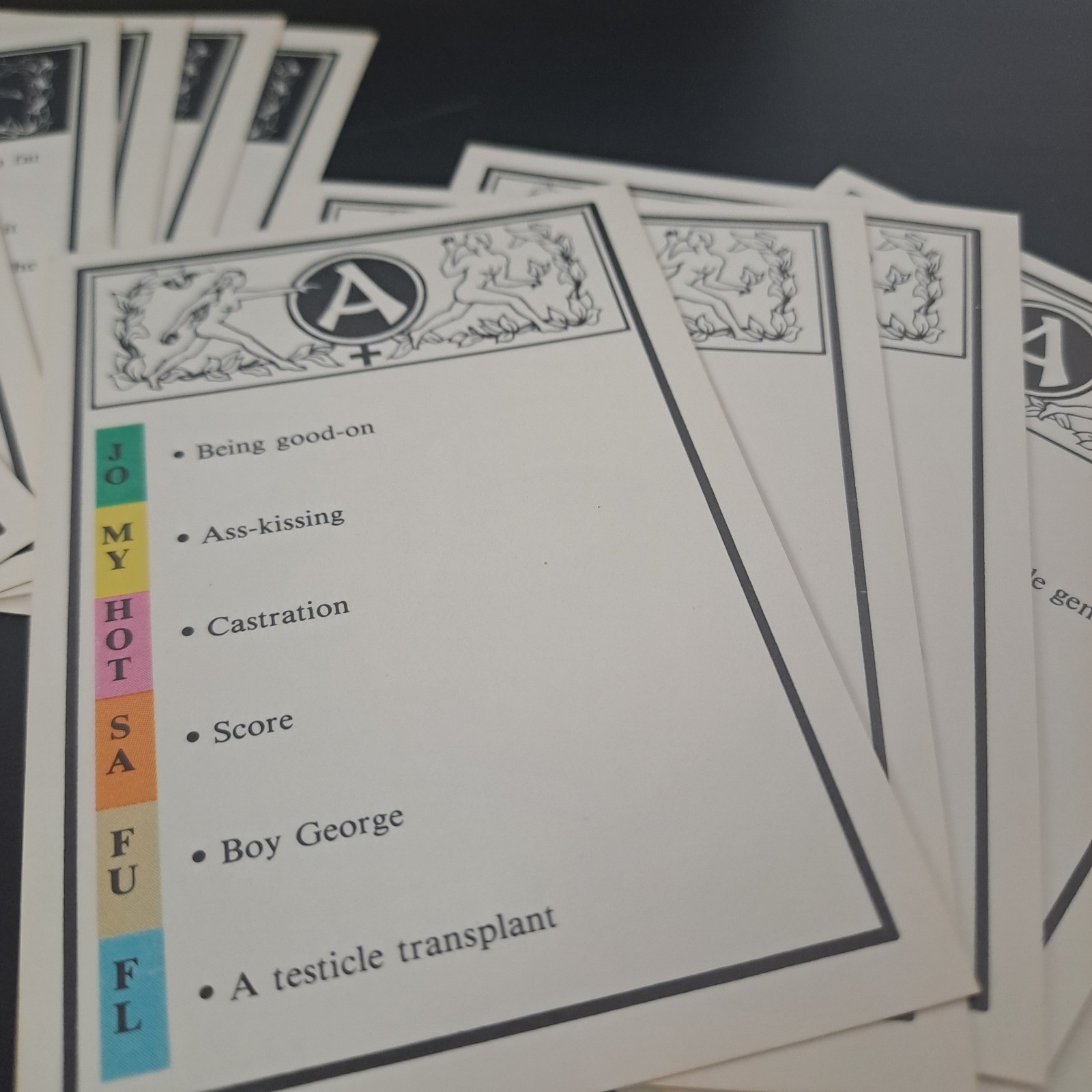 Adultrivia Vintage 80s Adult Humor Trivia Party Game Mature Sex Card Game 18+