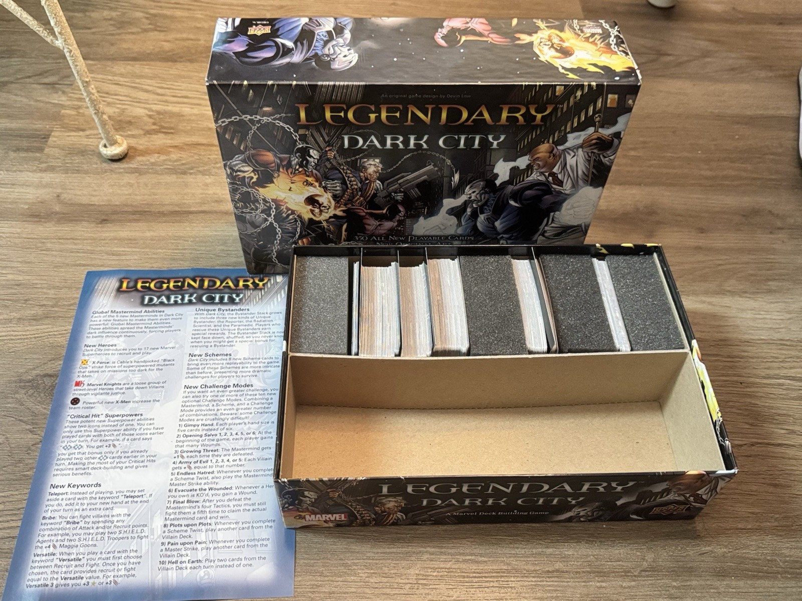 Marvel Legendary Expansion Bundle – Dark City & Fear Itself 100% Complete 1st Ed