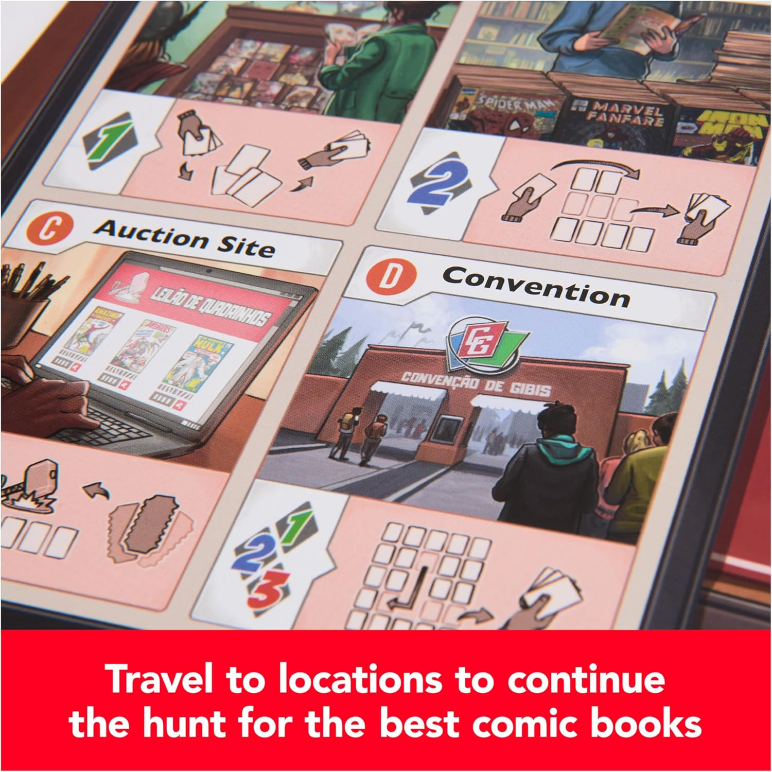 Spin Master Games, Marvel Comic Hunters, Comic Collecting Strategy Card Game for