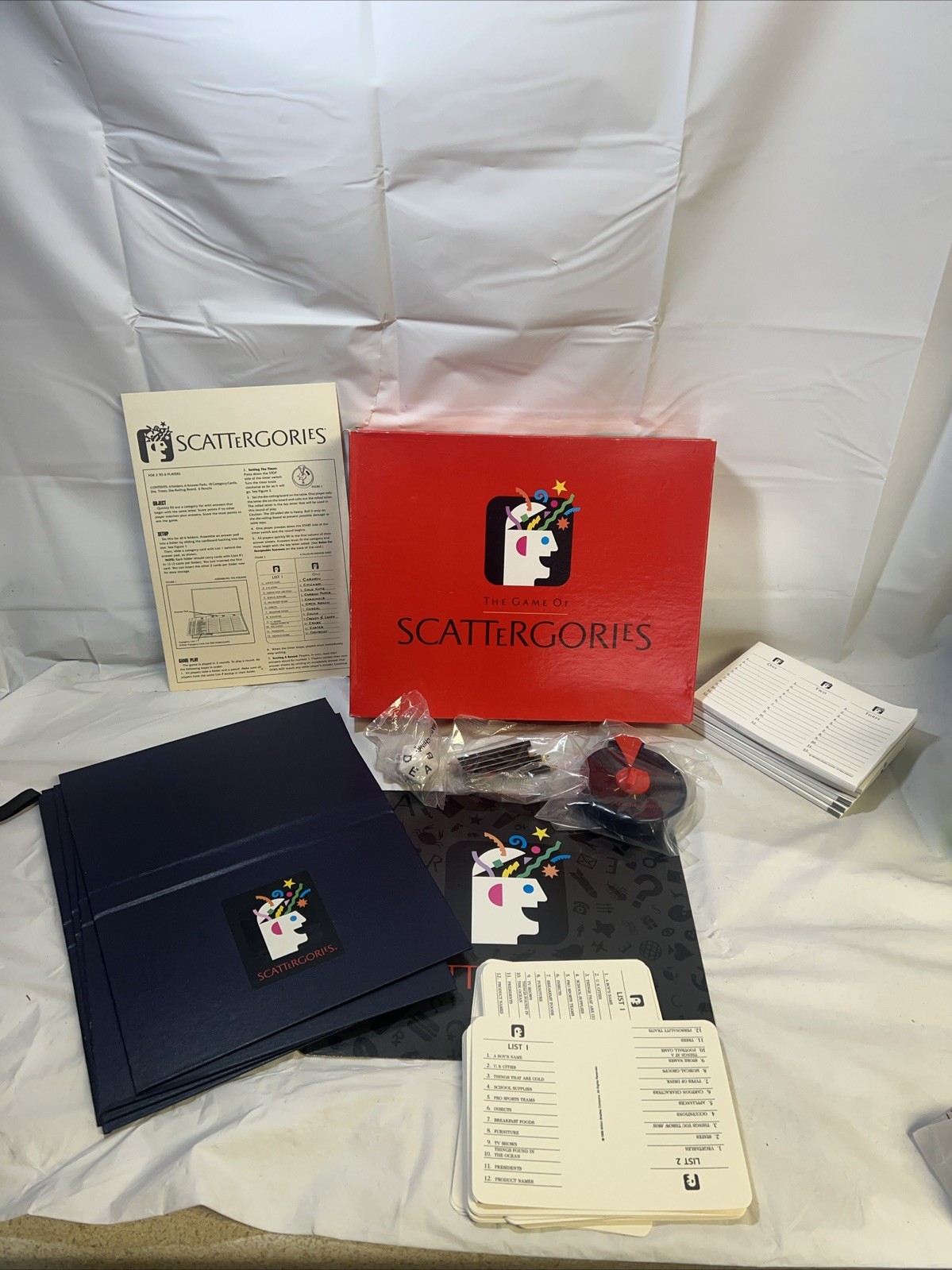 Vintage 1988 Original The Game Of Scattergories By Milton Bradley Complete/Nice!