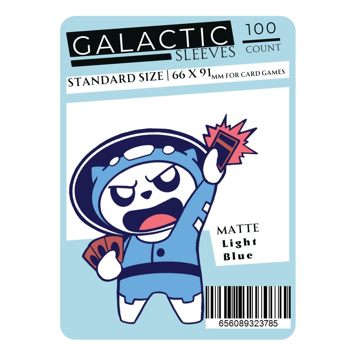 Galactic Toys Sleeves Matte Light Blue Standard Size Card Sleeves 100ct