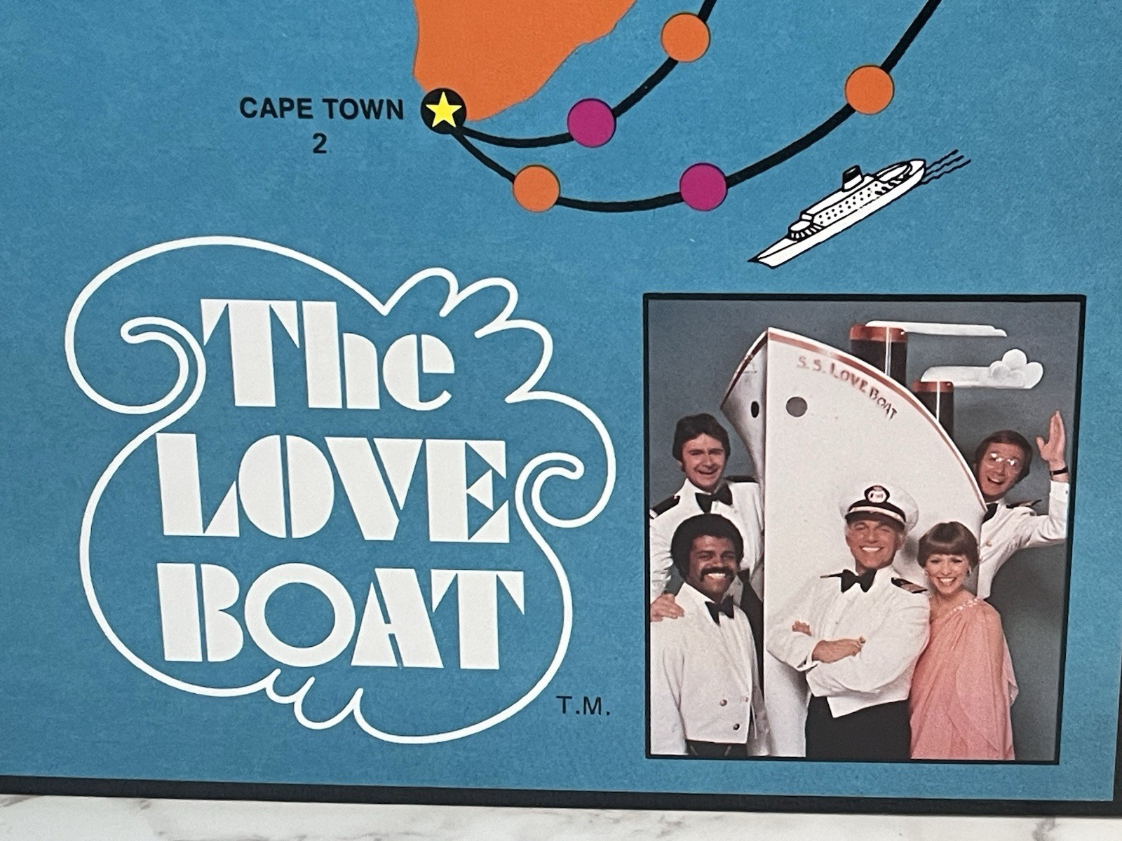 VTG 1980 The Love Boat World Cruise Board Game Complete