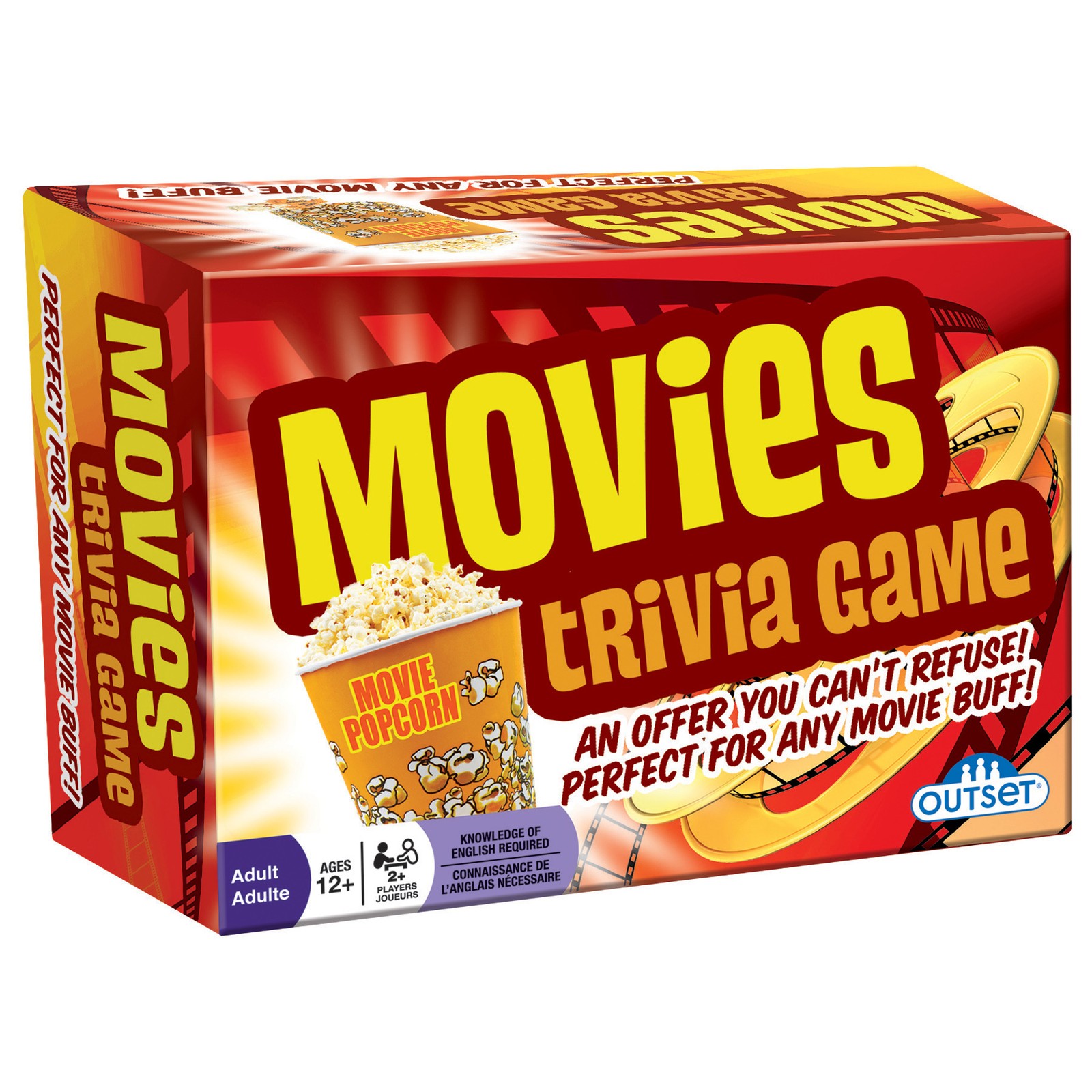 Outset Media: Movies Trivia Game, Ages 12+, 2 or More Players