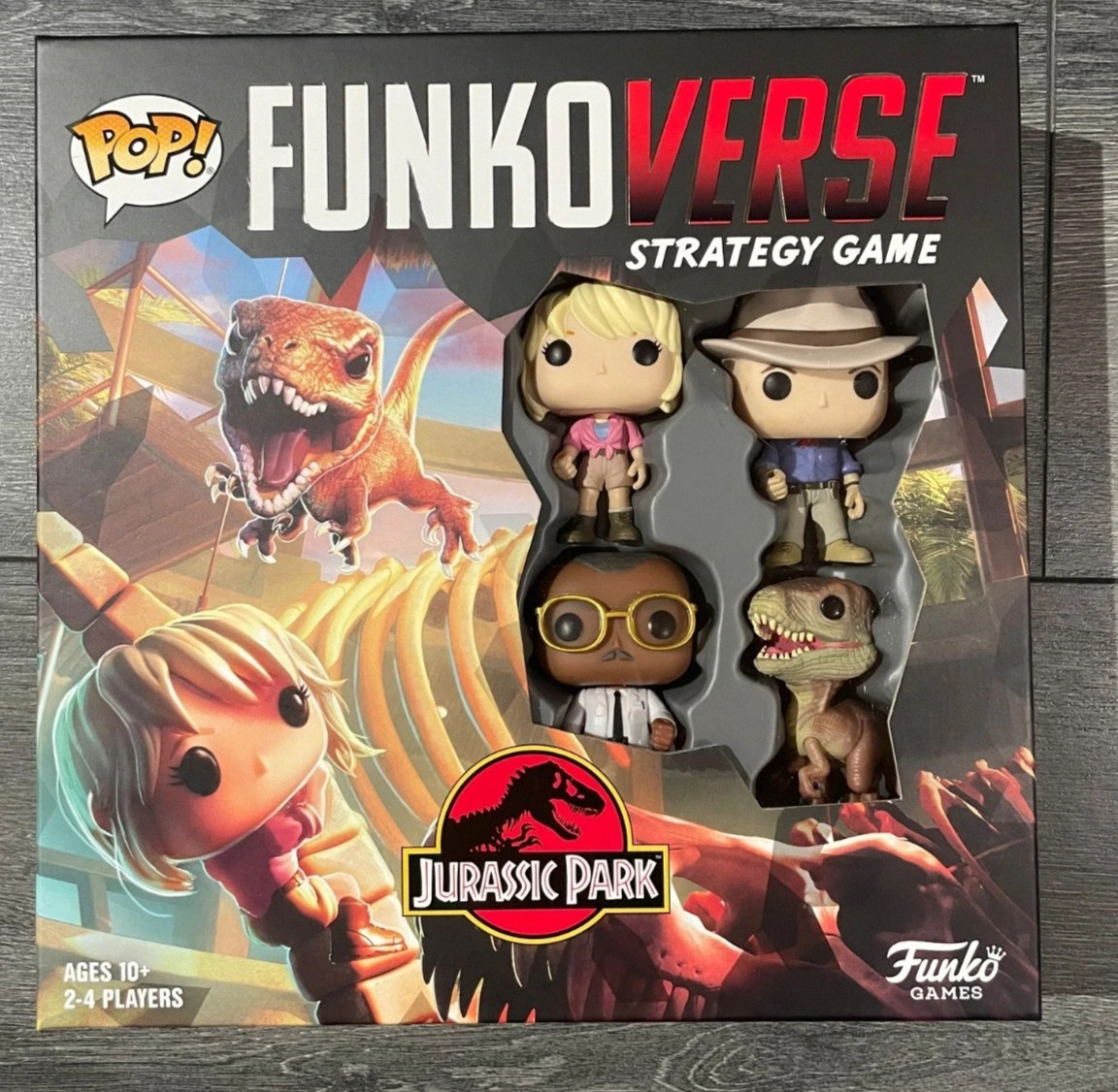 ©2020 Funko Pop FunkoVerse Jurassic Park 100 Strategy Game New