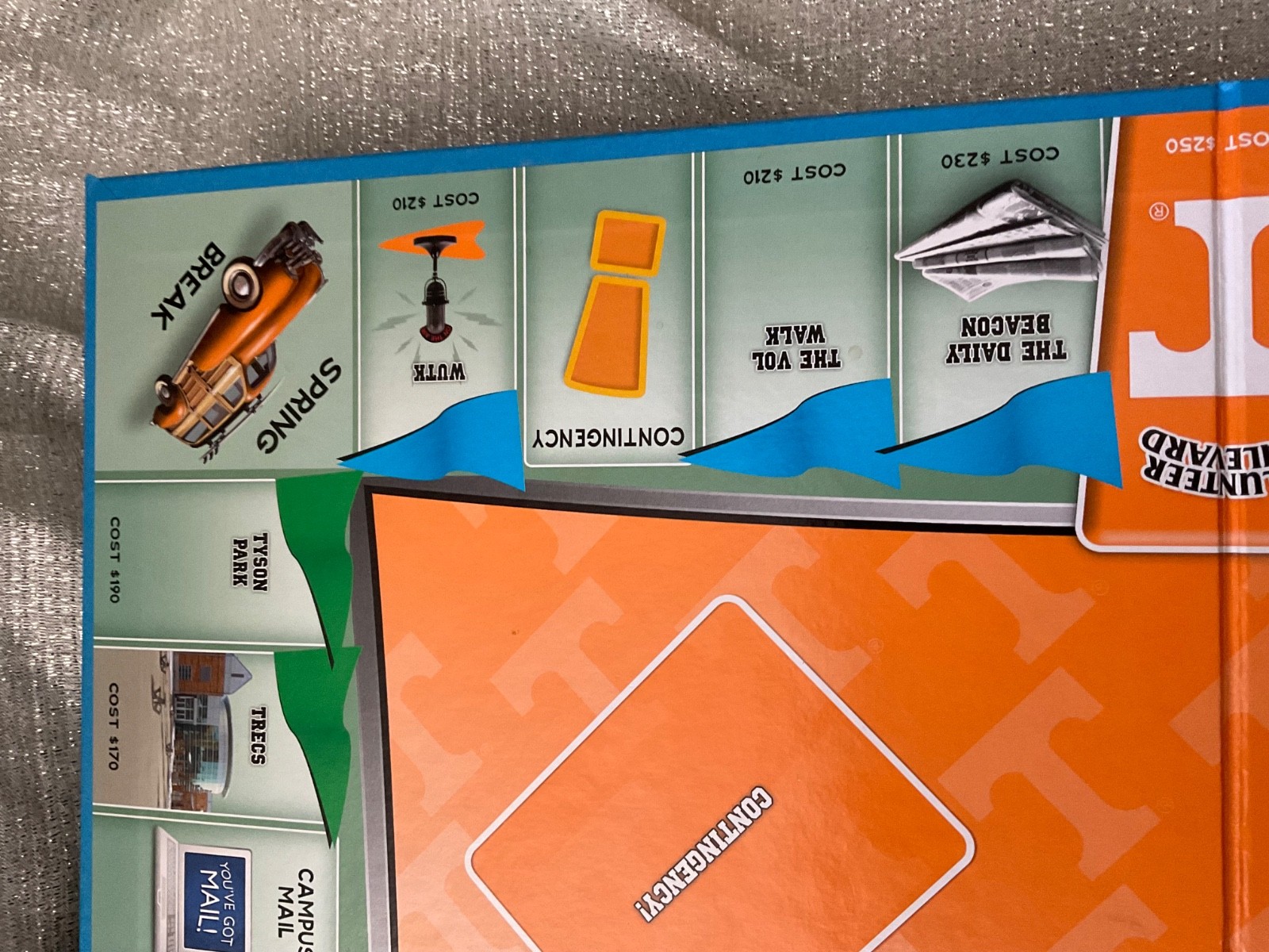 Vol-opoly University Of Tennessee Volunteers Board game TN Vols Volopoly See Pic