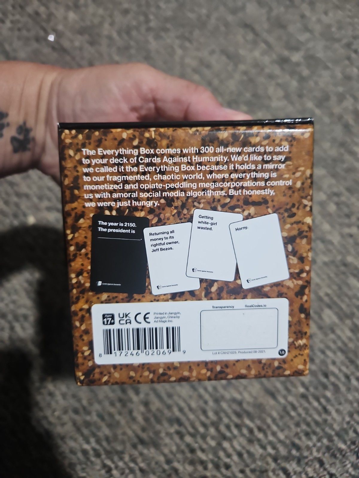 Cards Against Humanity Everything Box 300 Card Expansion CAH Edition 2021 New