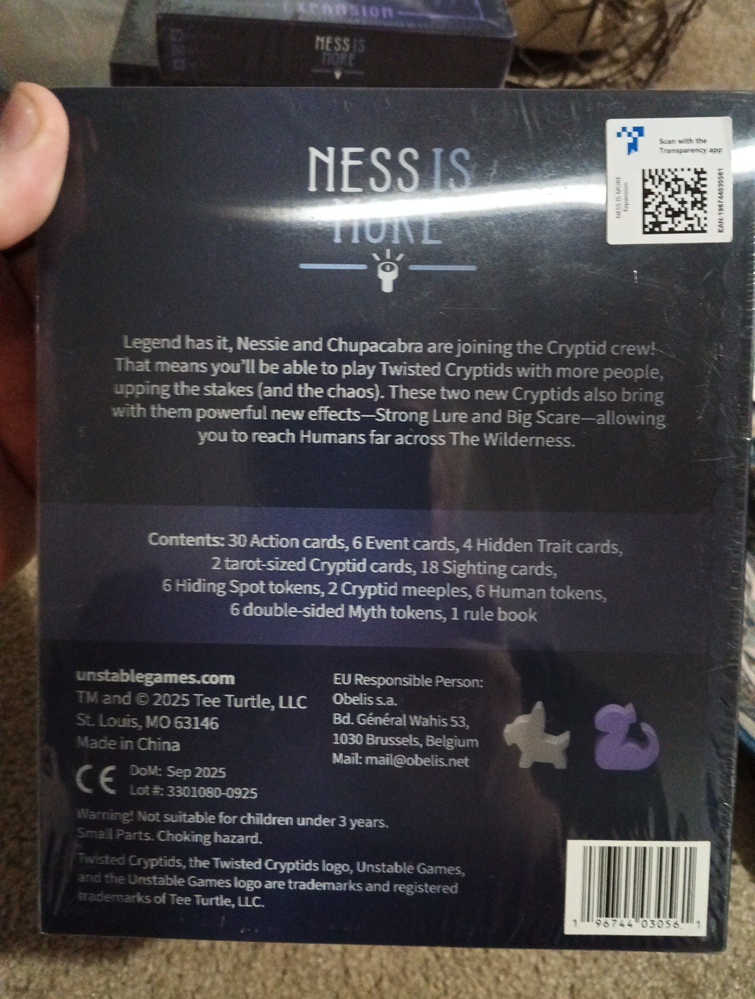 Unstable Games Twisted Cryptids Ness is More Expansion Pack – Strategy Game f