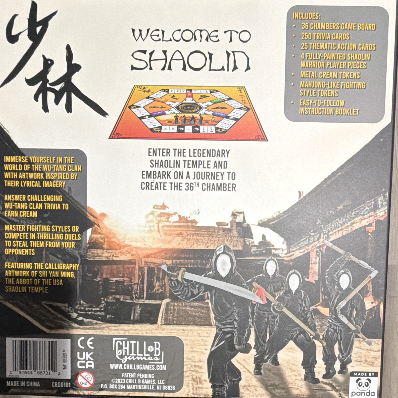 Wu-Tang Clan Raekwon Shaolin Board Game