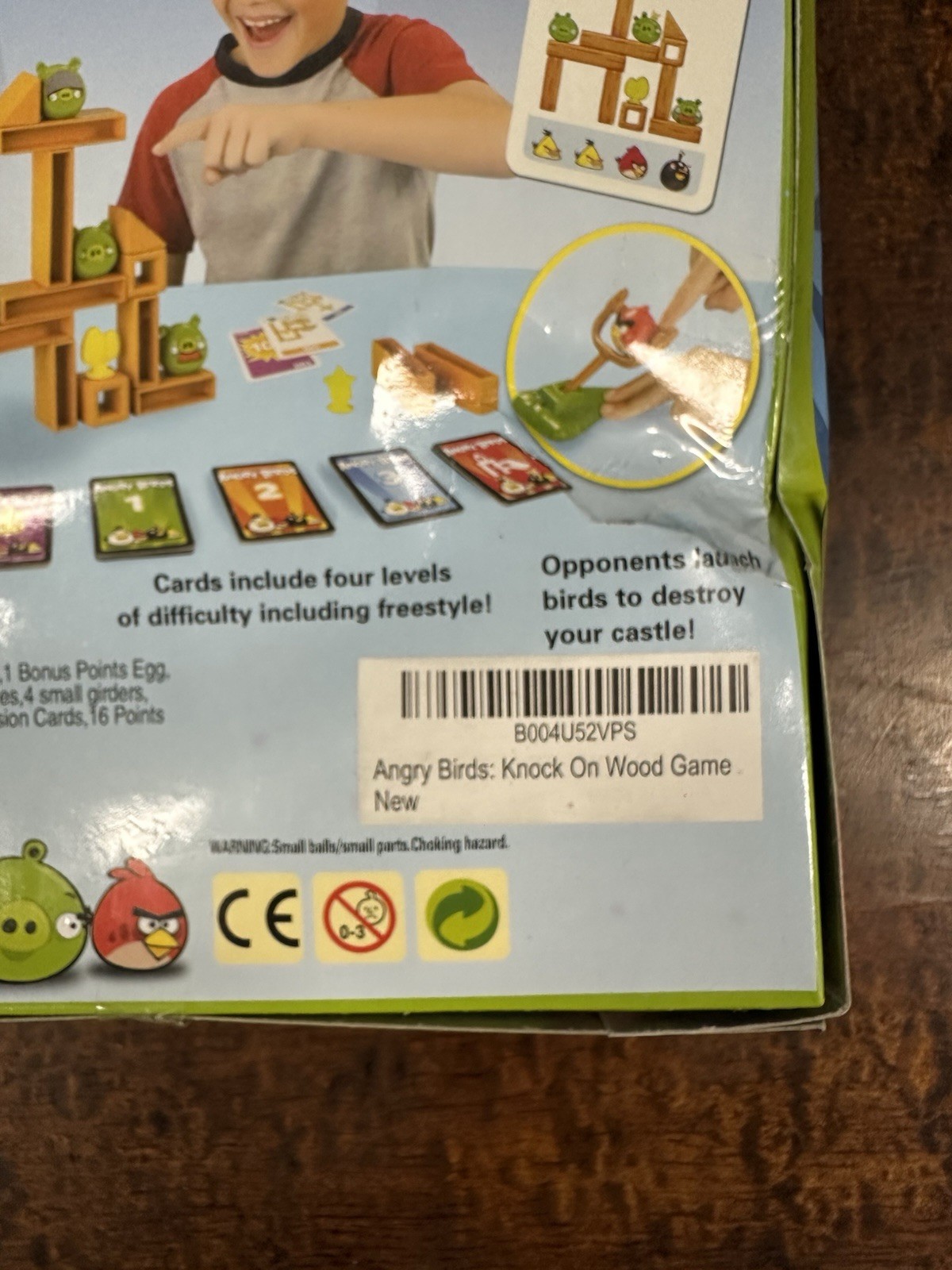 NEW SEALED 2010 Angry Birds Knock on Wood Game Mattel Complete Kids Play