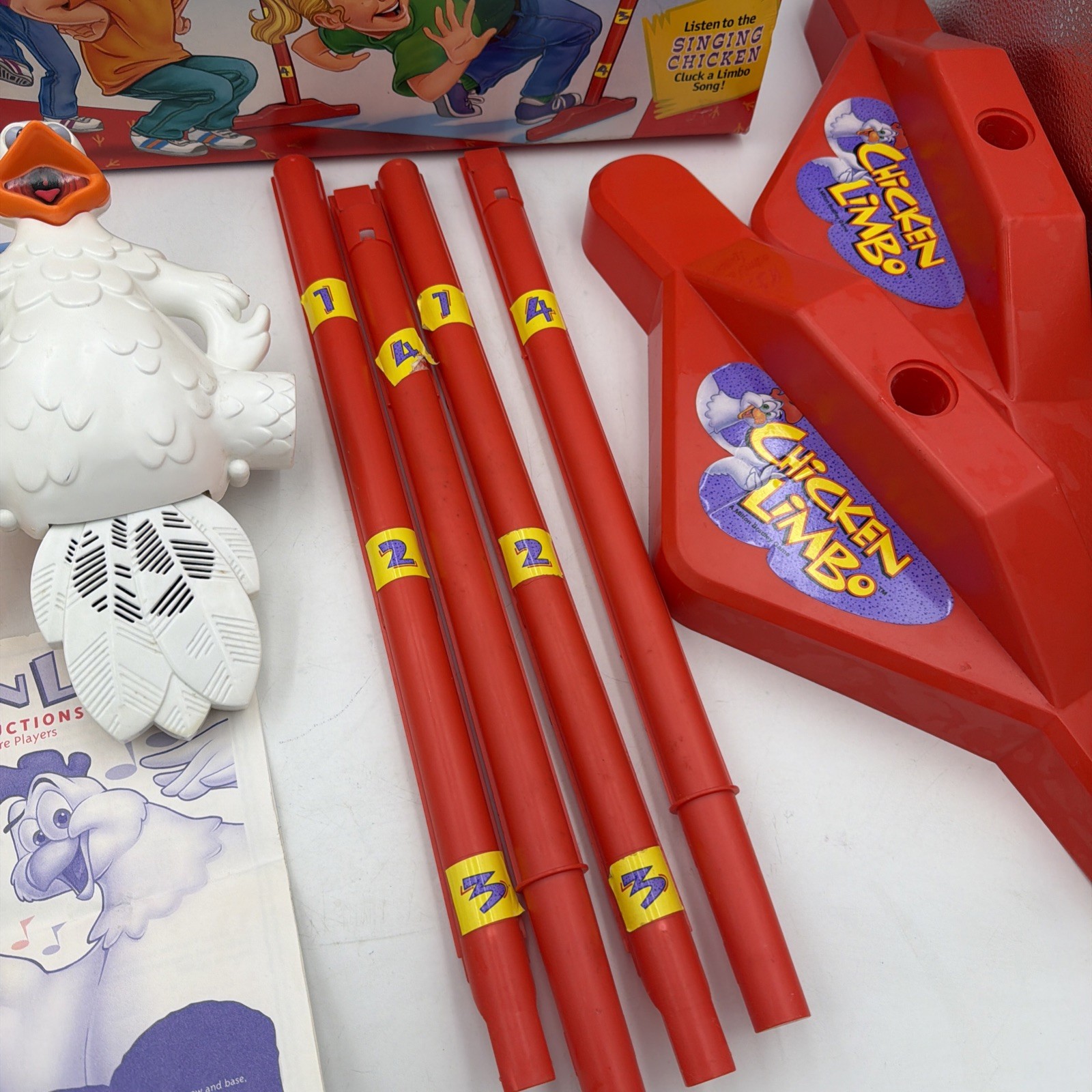 1994 Chicken Limbo Electronic Party Game Milton Bradley Complete WORKS SEE VIDEO