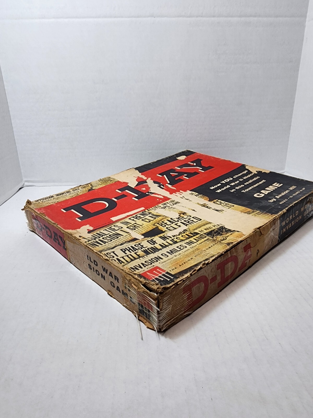Vintage 1961 D-Day World War II Invasion Board Game #508 Avalon Hill WWII D Day