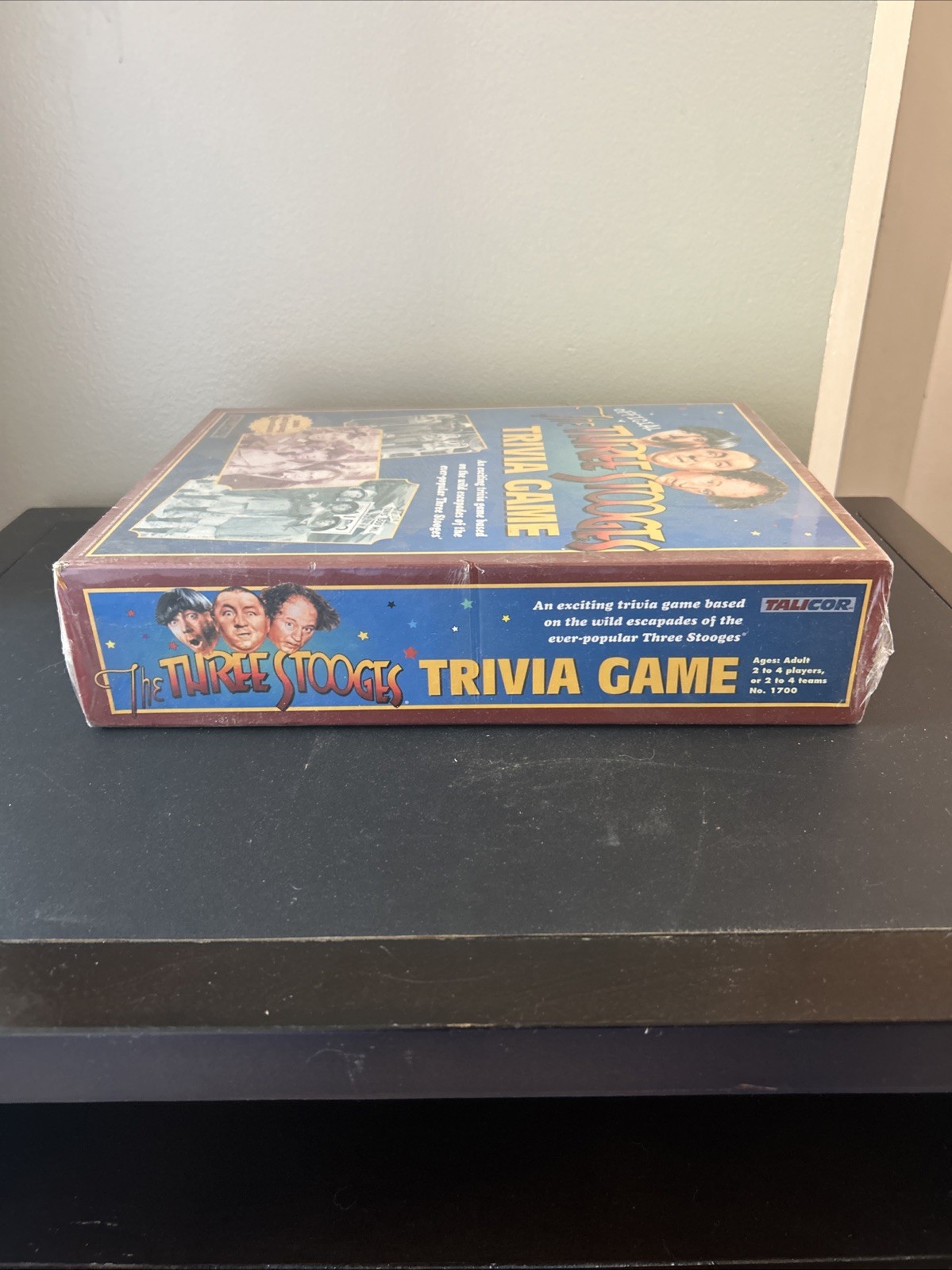 The Official Three Stooges Trivia Game Sealed In Plastic 2000 By Talicor