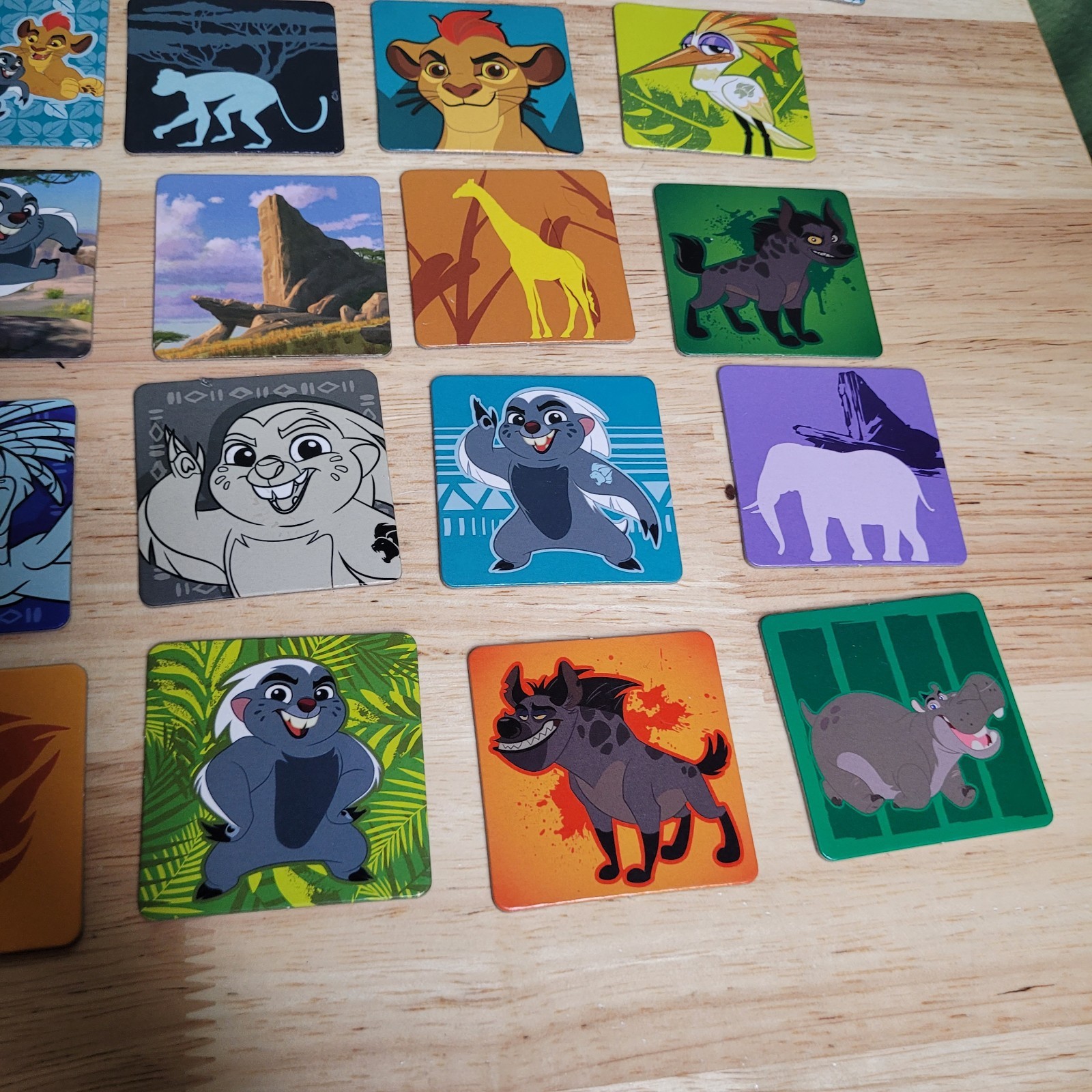 Lion Guard Matching Game Disney Junior Wonder Forge 71/72 Pieces Missing 1