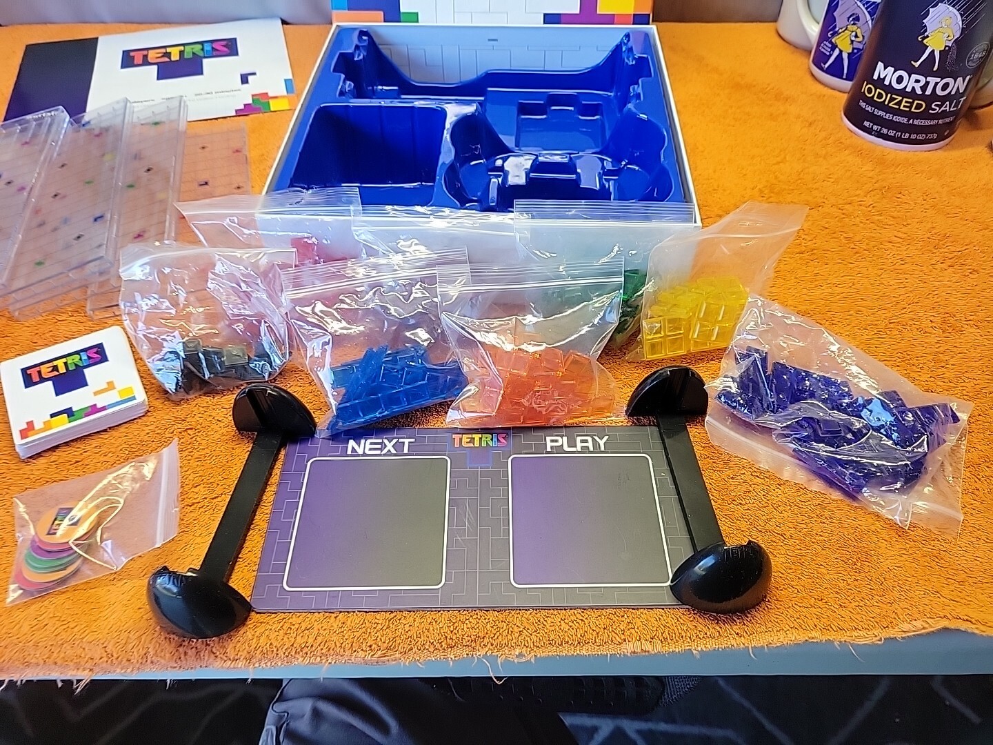 L•Vintage TETRIS Board Game Head-To-Head Multiplayer Strategy Game COMPLETE