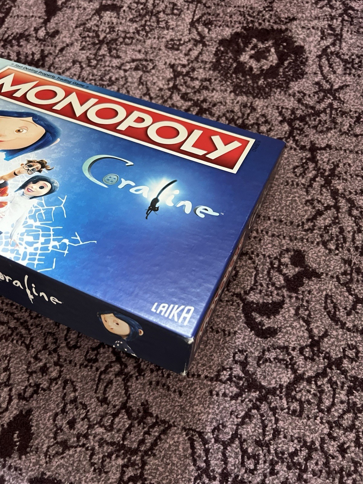 Hasbro Coraline Monopoly Board Game Laika Rare Collectible, Pieces Sealed