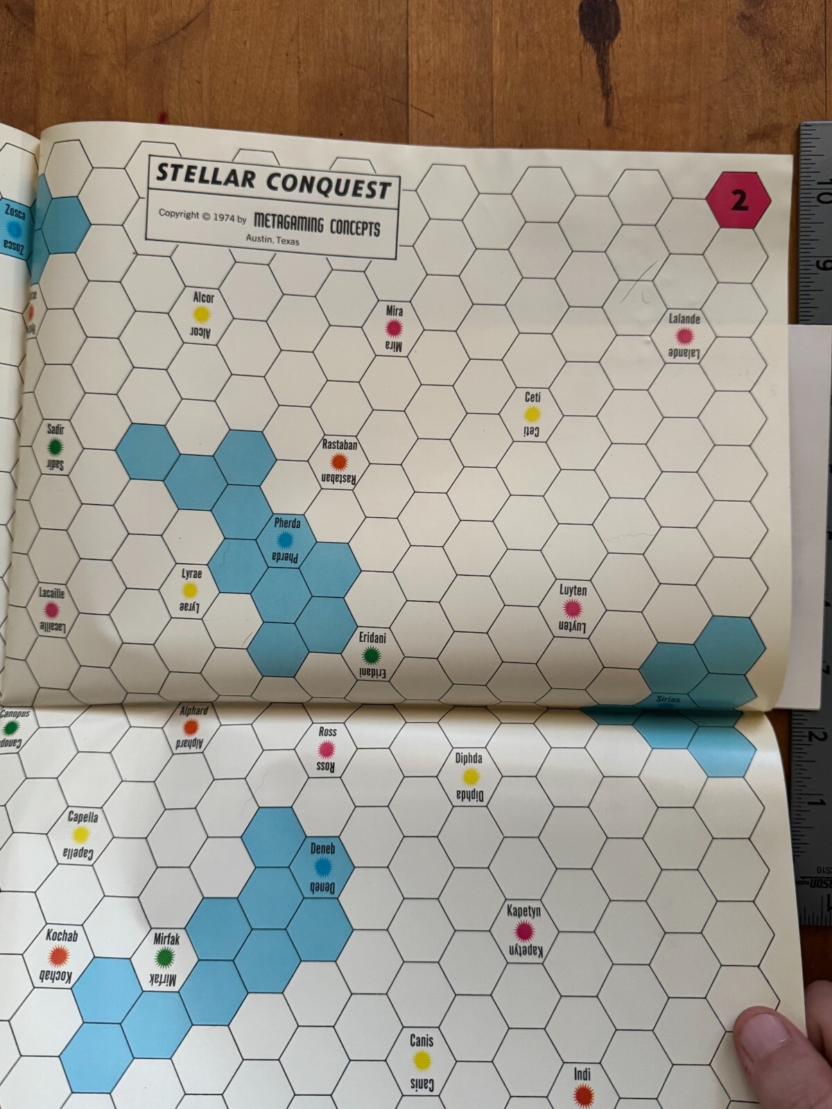 Avalon Hill & MGC – Stellar Conquest 1975 Large Format Edition No Counters