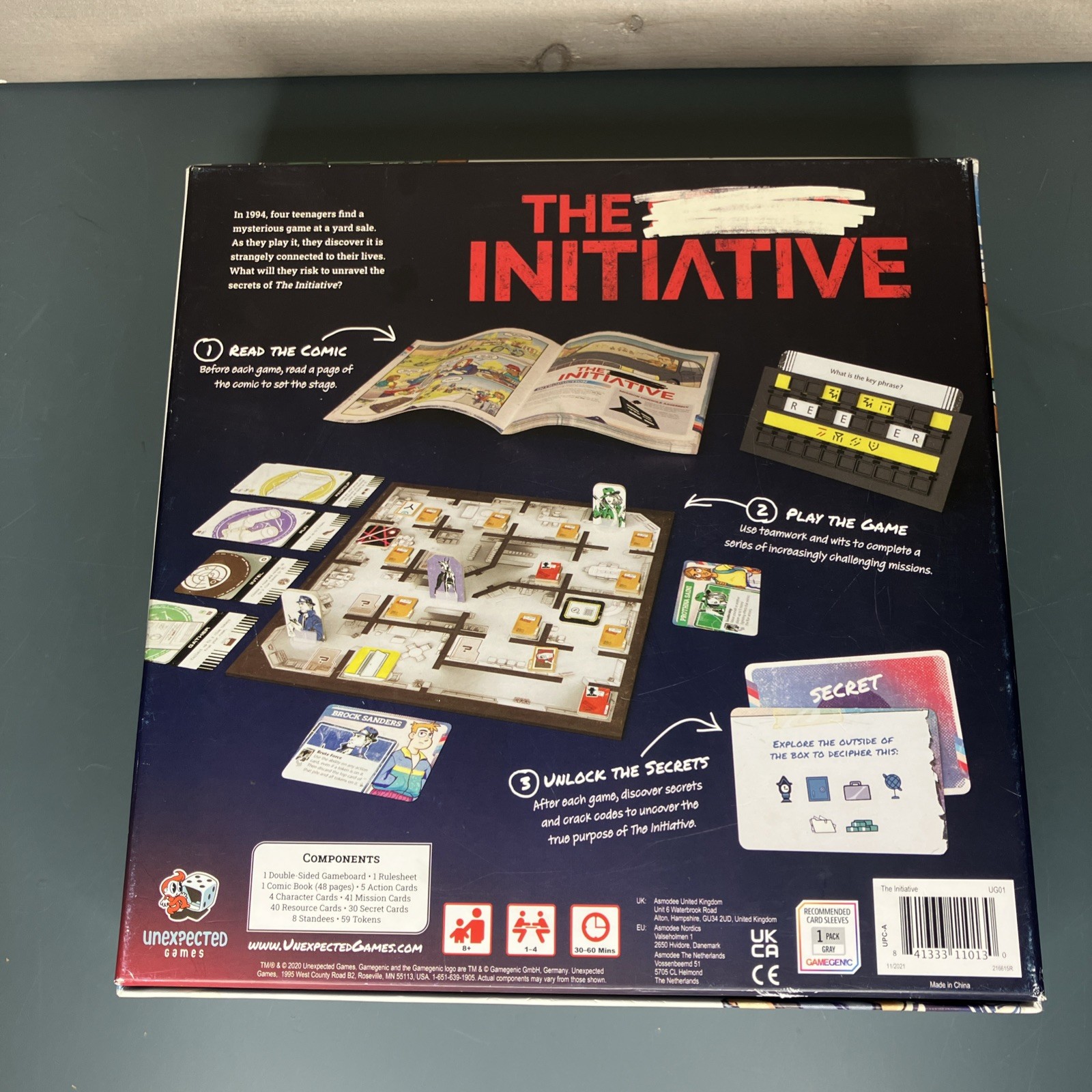 The Initiative Cooperative Codebreaking Board Game Complete