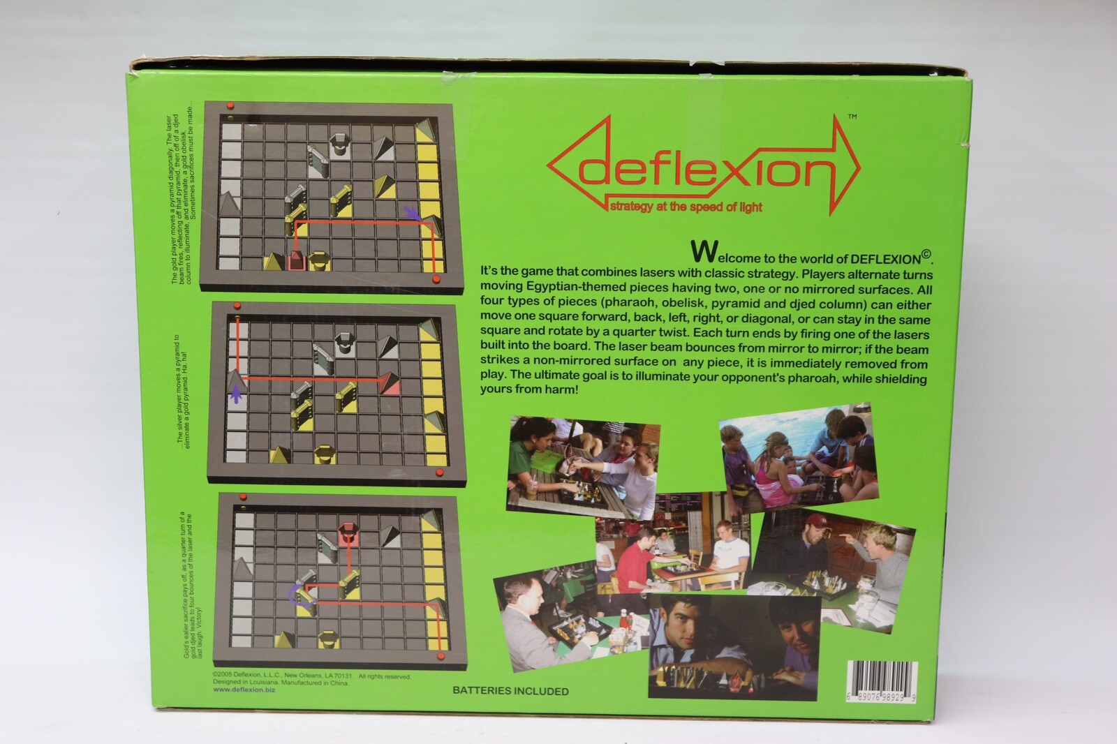 Deflexion Strategy At The Speed Of Light Laser Game Brand New