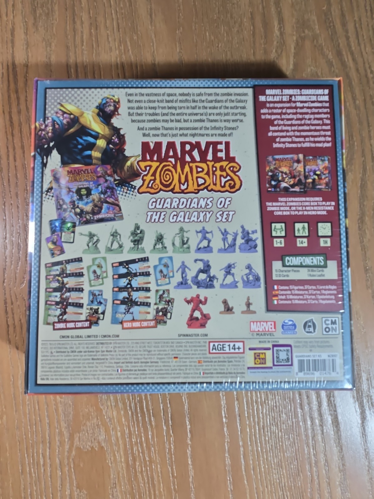 Marvel Zombies Zombicide – Guardians of the Galaxy Set – Kickstarter Version New