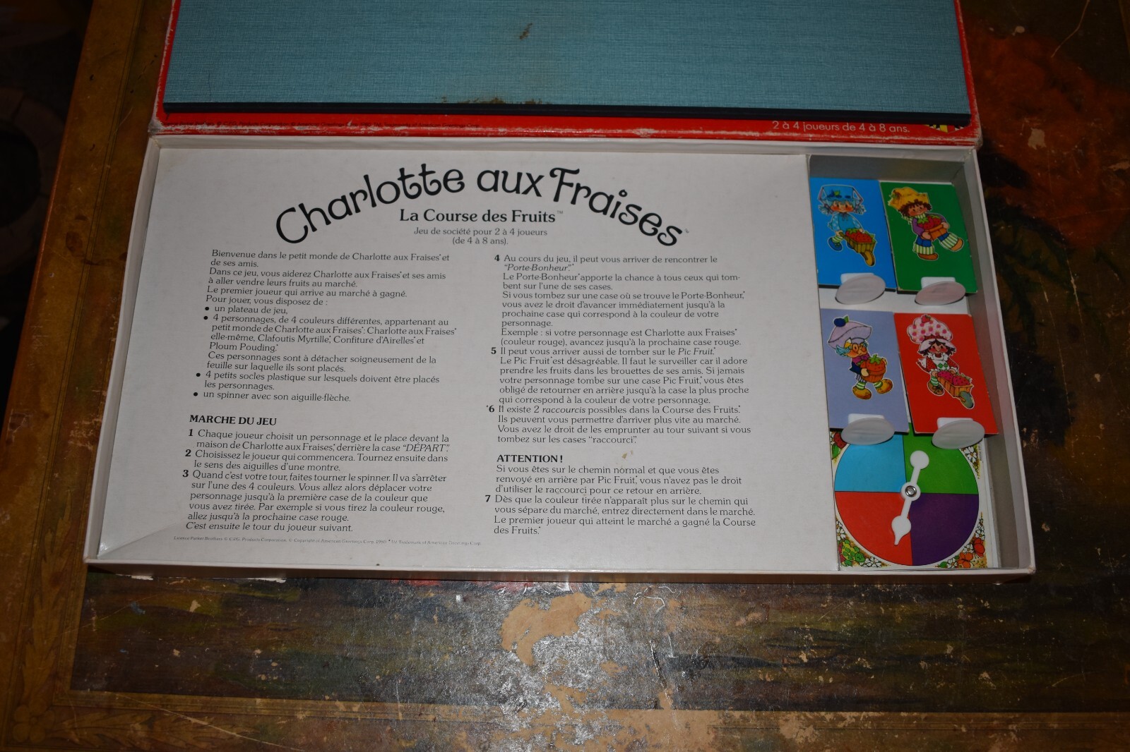 Vintage 1980 Charlotte aux Fraises La Course des Fruits – Strawberry Shortcake