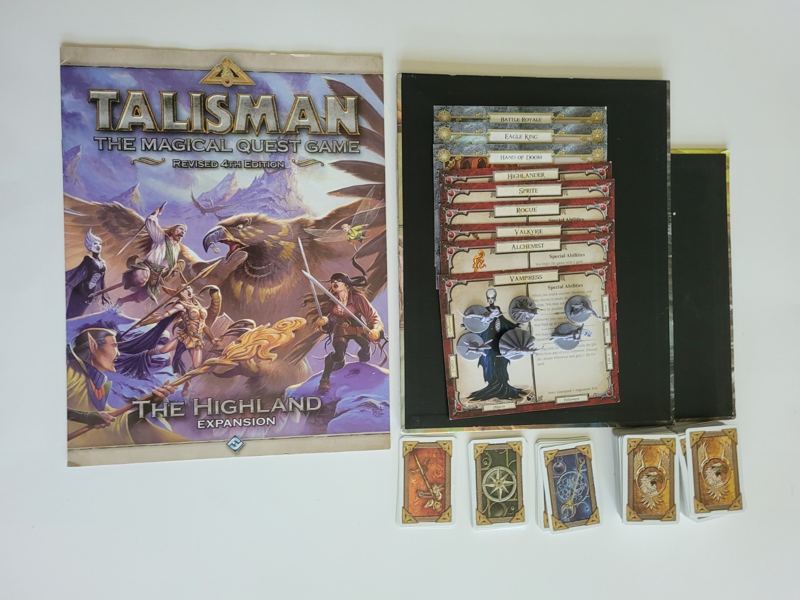 Talisman The Highland Expansion Revised 4th Edition Fantasy Flight Board Game