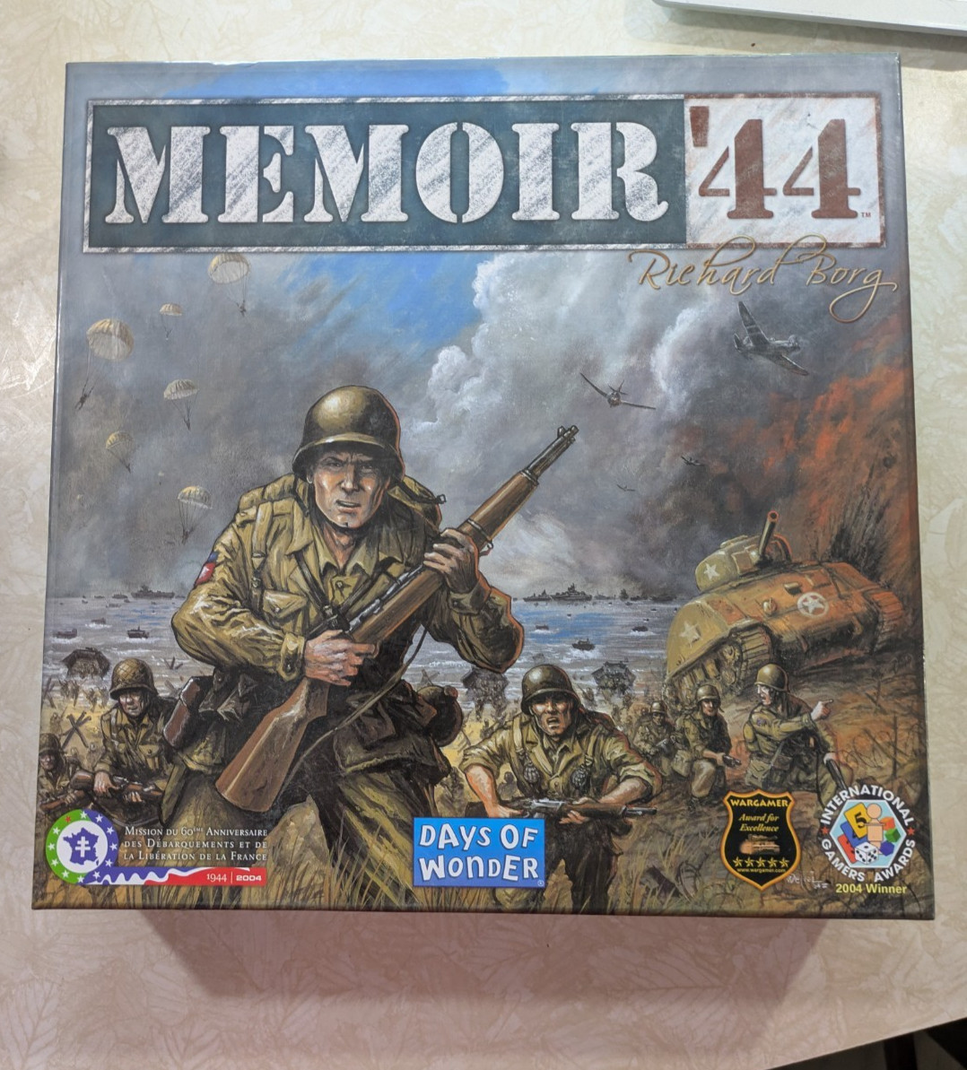 Memoir ’44 Board Game – Days of Wonder – 7301 Third Edition – Complete, EX