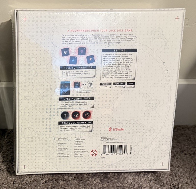 Moonrollers Atlas Box – IV Studio – Backerkit Release – New in Shrink
