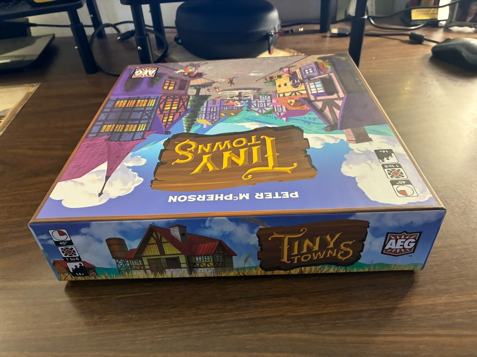 Tiny Towns Board Game AEG Peter McPherson 2019 – Complete Opened Sealed