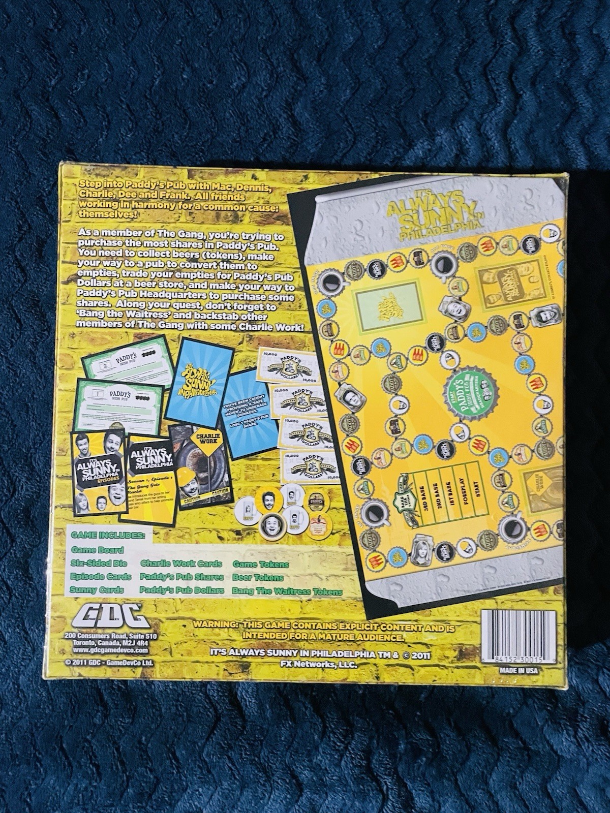 It’s Always Sunny in Philadelphia Board Game – GDC 2011 Factory Sealed