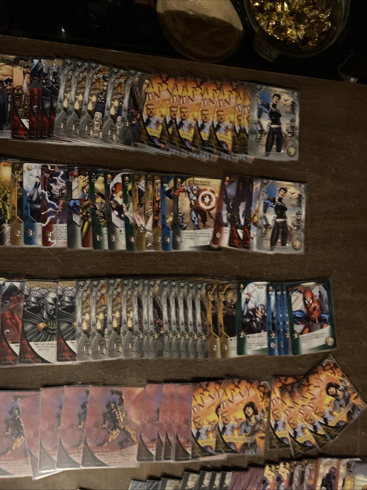 Lot of 500 Upper Deck Marvel Legendary Cards