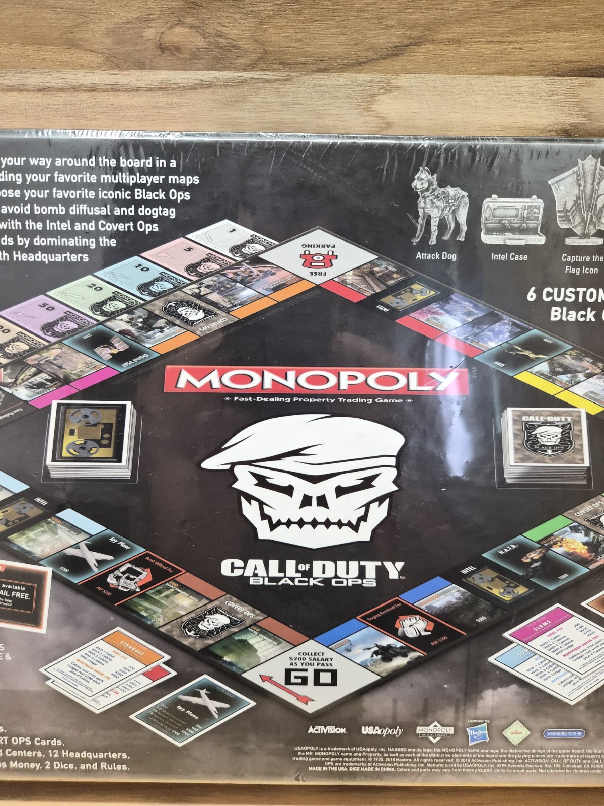 MONOPOLY Call of Duty Black Ops Edition Board Game 2018 Factory Sealed NIB