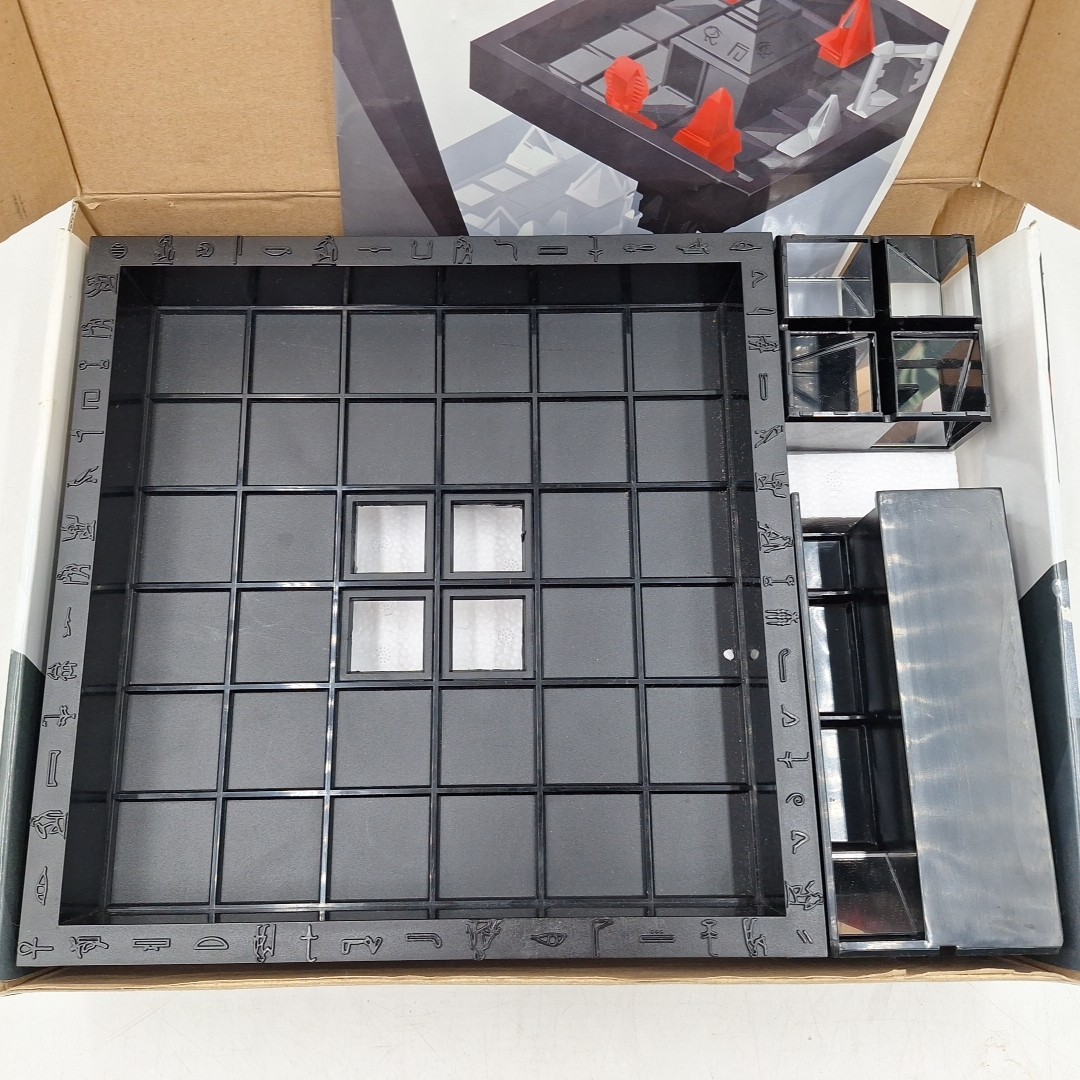 KHET The Laser Strategy Board Game w/ 3D Tower of Kadesh Expansion Mensa Winner