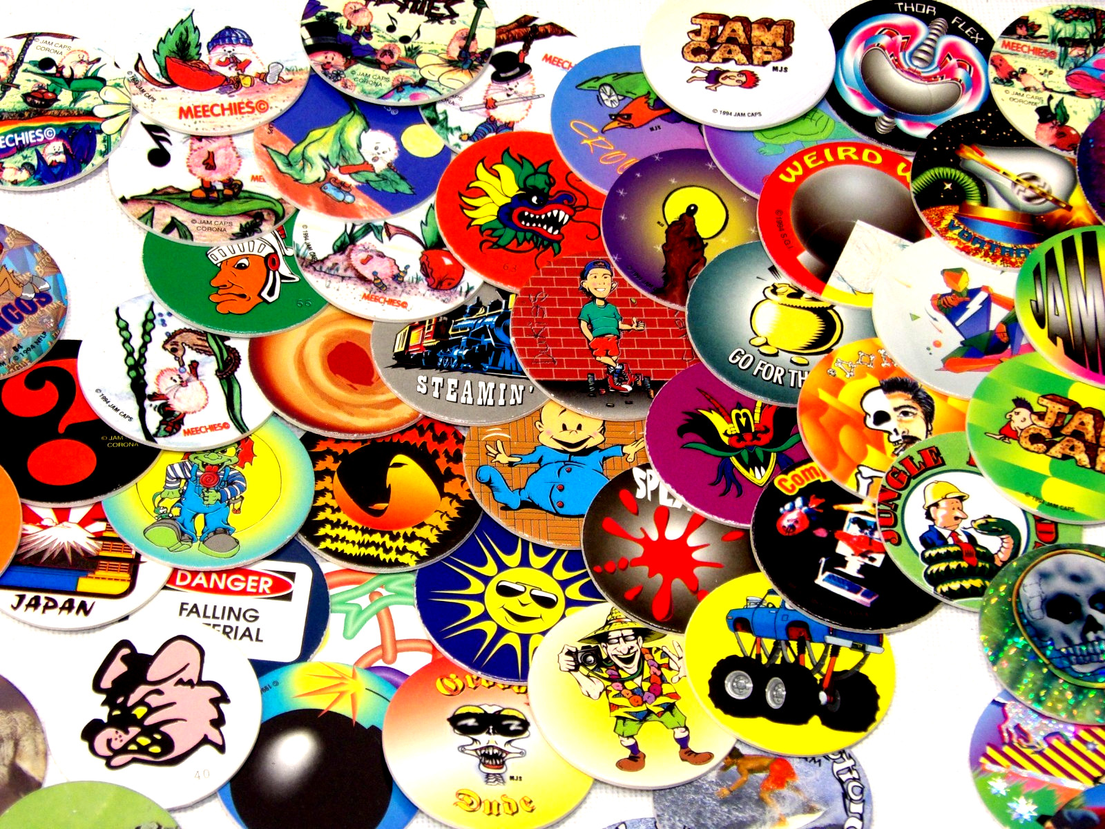 Pogs!• 200+ Pogs!• 5 Slammers!• See Pics & Description• FREE SHIPPING!!•