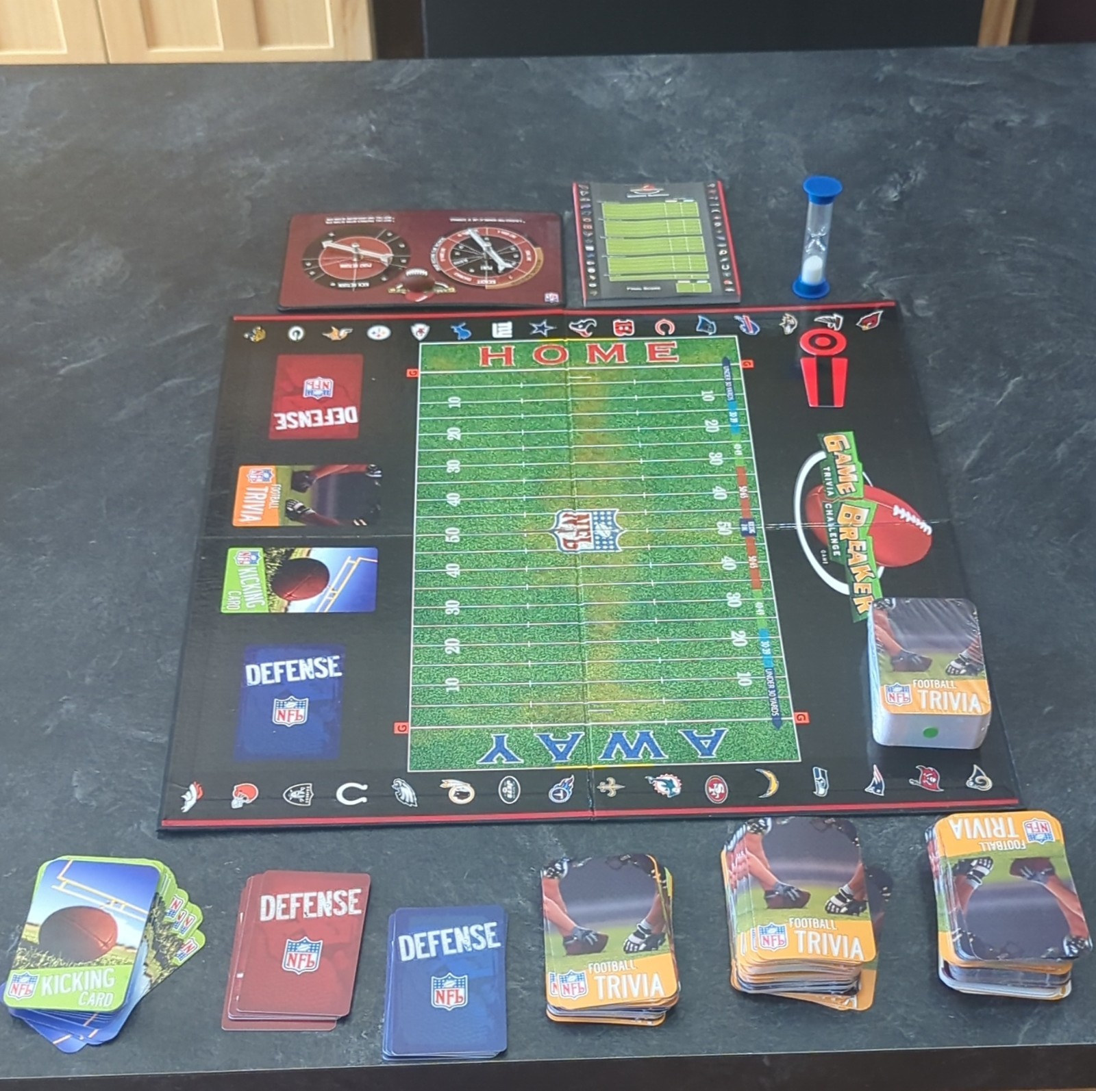 Excalibur NFL Game Breaker Trivia Challenge Board Game Timer Ages 12+ NF-05