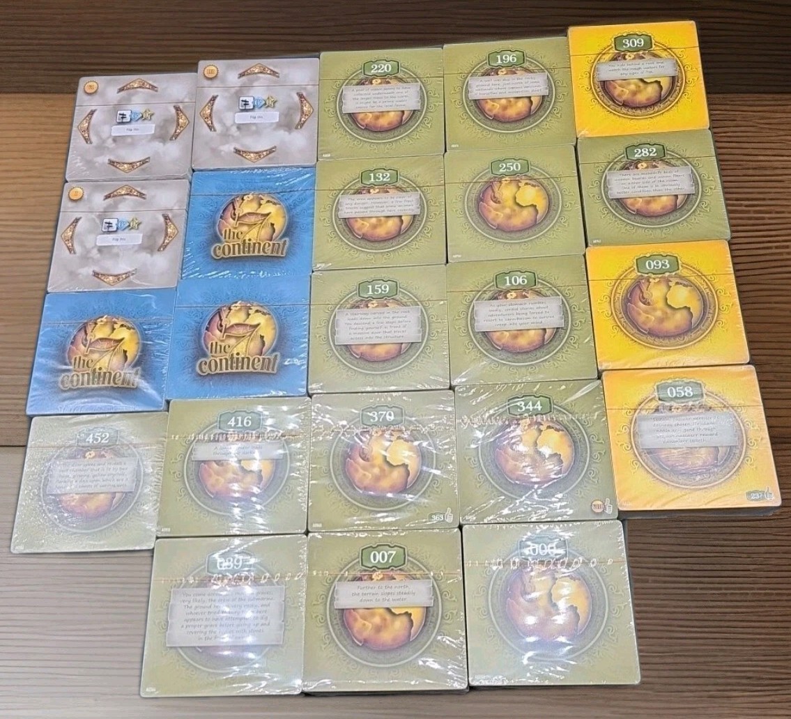 The 7th Continent Replacement Cards 2nd Edition Base Box 2018 Serious Poulp READ