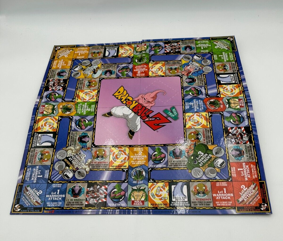 Dragon Ball Z Road Trip Board Game 2-4 Players Anime Manga Aquarius Complete