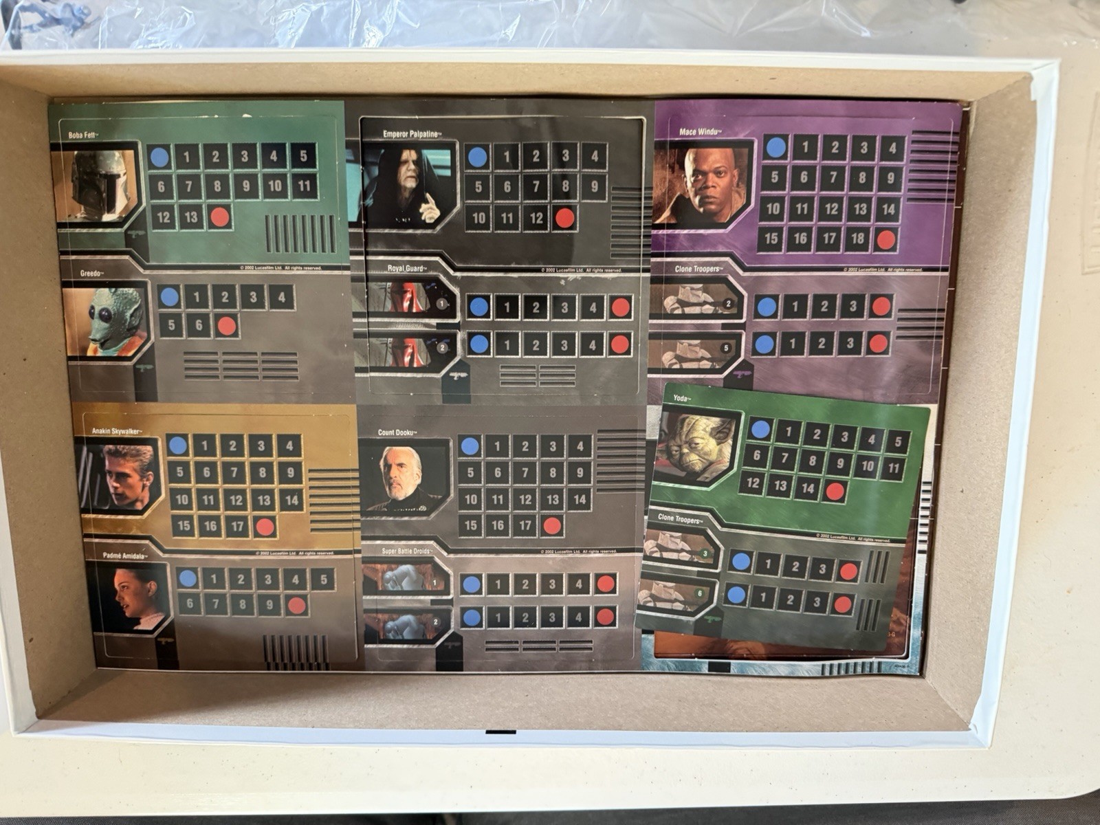 Milton Bradley Star Wars Epic Duels Game Mostly Everything Sealed Or Unpunched