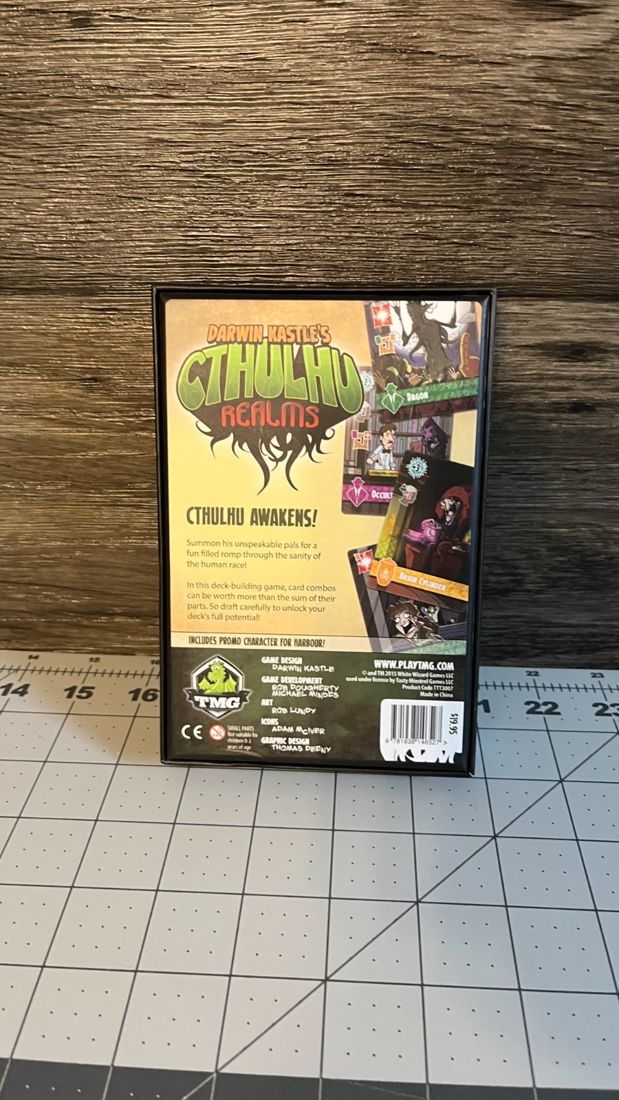 CTHULHU REALMS Deckbuilder Card Game UNPUNCHED 2-4 player Cthulu Game