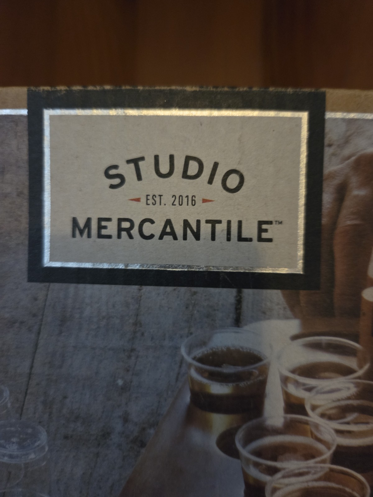 Studio Mercantile Wooden Mini Beer Pong Party Tabletop Complete Game 2017