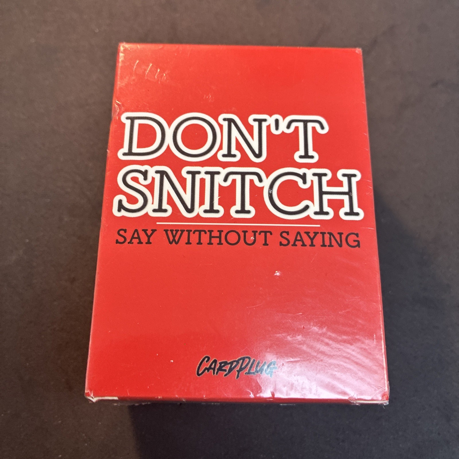 Card Plug Don’t Snitch Urban Word Challenge Game – Family Party – New Sealed –