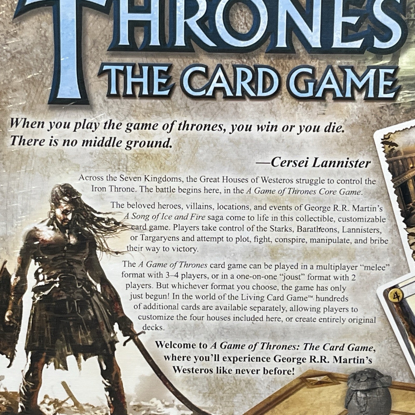 A Game of Thrones The Card Game Core LCG 2008 Fantasy Flight George RR Martin