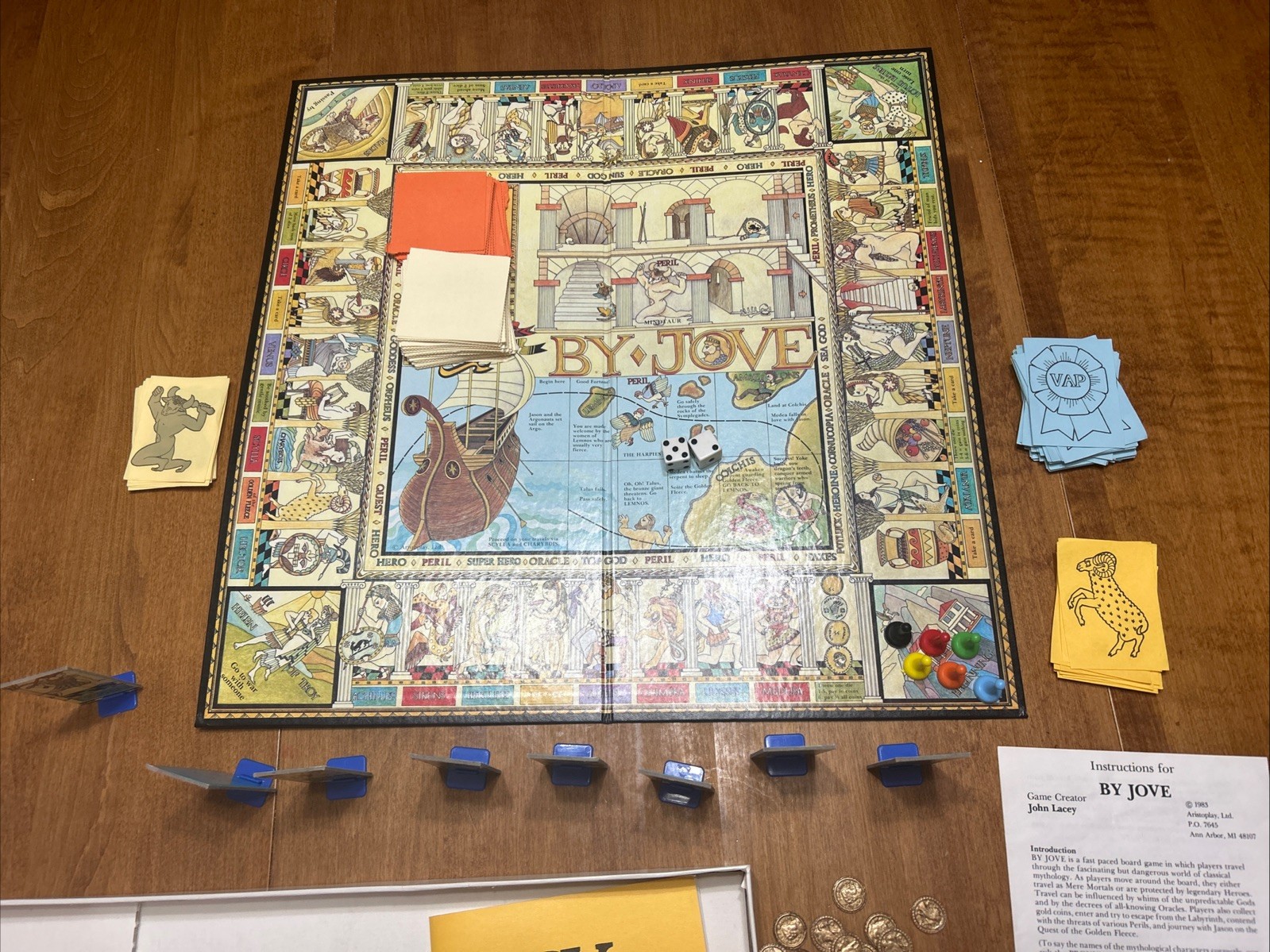 By Jove Game A Game and a Book of Classical Adventure – Almost Complete