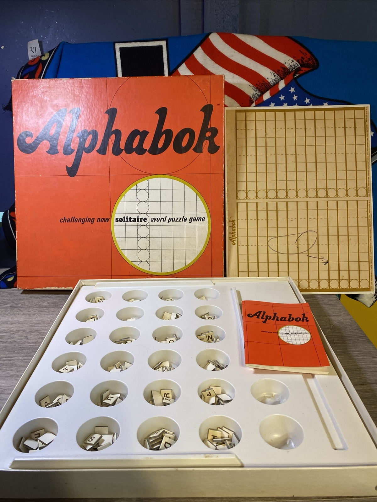 Alphabok Solitaire Word Puzzle Game Springbox Ok Condition See Pic