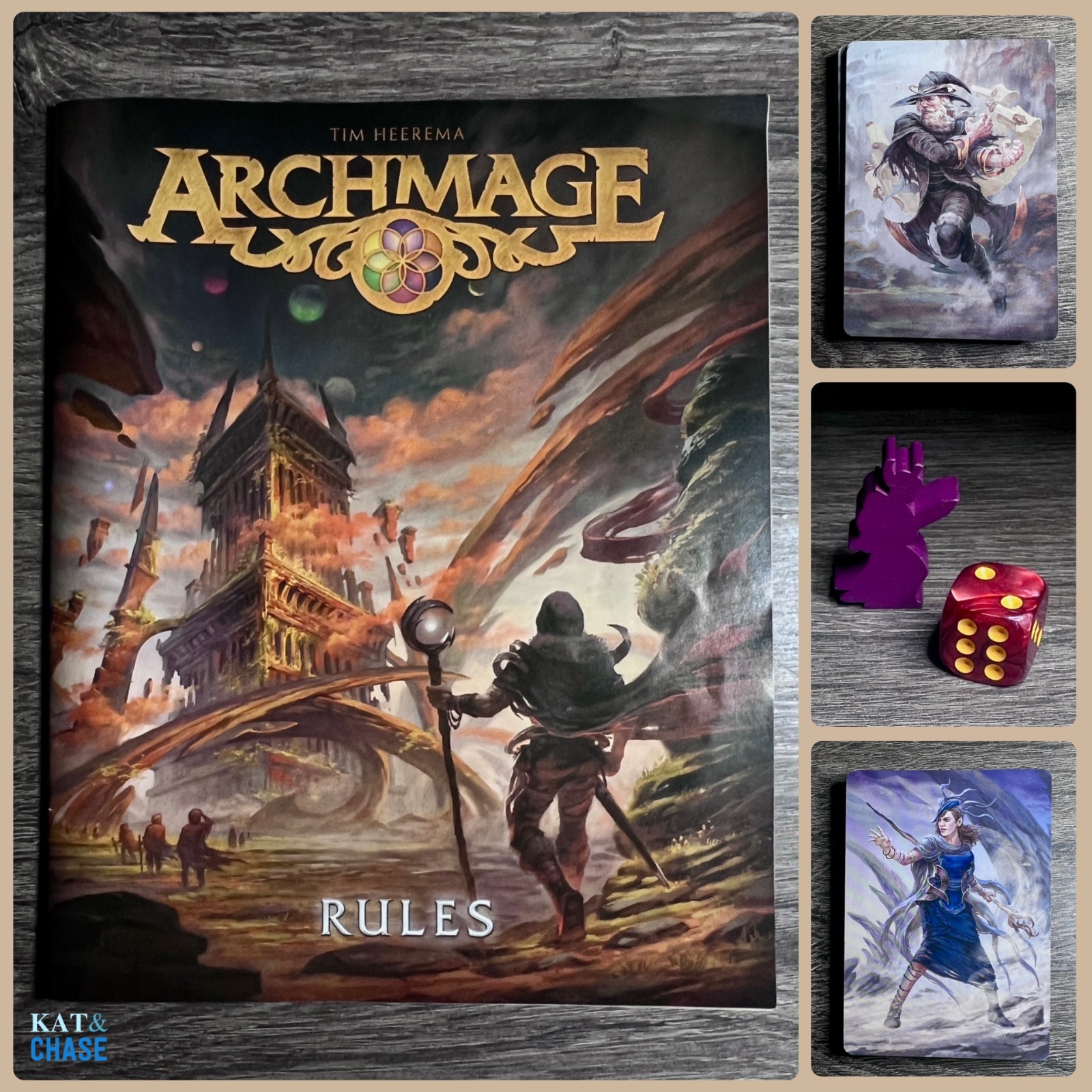 Archmage Board Game by Starling Games Complete Excellent Tim Heerema