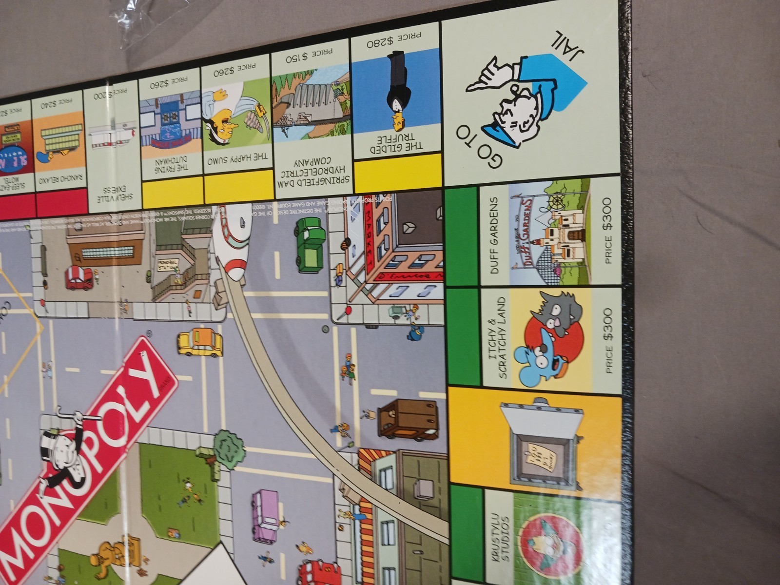 Monopoly The Simpsons Board Game 2001 Preowned Complete