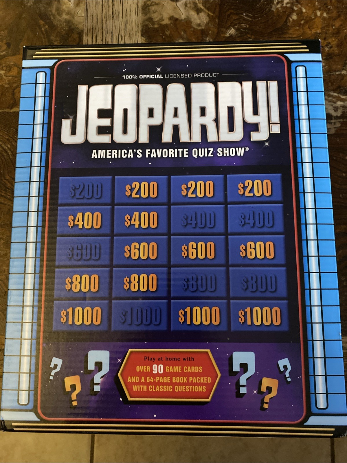 Jeopardy! America’s Favorite Quiz Show Board Game Complete Set