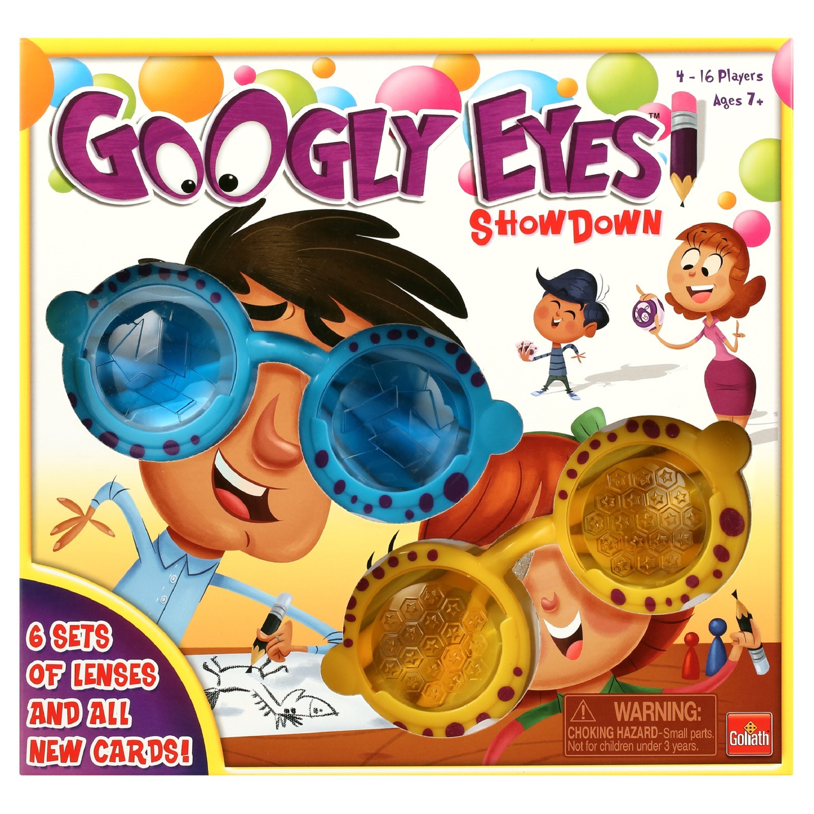 Kids Drawing Game Googly Eyes Showdown Family Fun Party Game