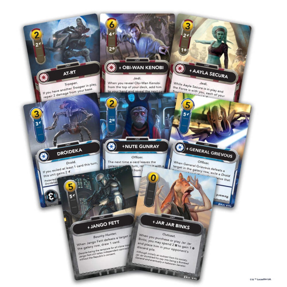 Star Wars: The Deckbuilding Game – Clone Wars Fantasy Flight Games Board game