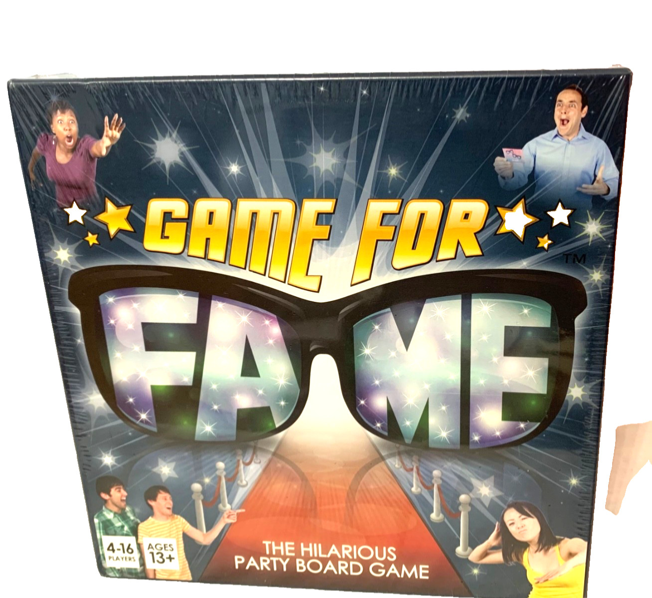 Game For Fame Party Board Game Hilarious Family Fun Ages 10+ 4–16 Players New