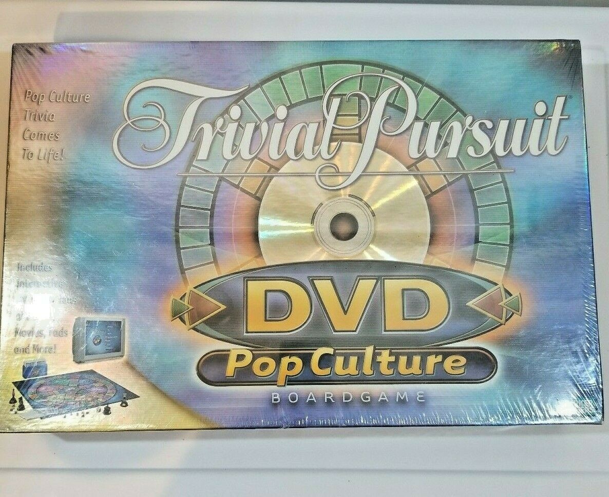 Trivial Pursuit Pop Culture Adult Fun Board Game Night DVD New Sealed